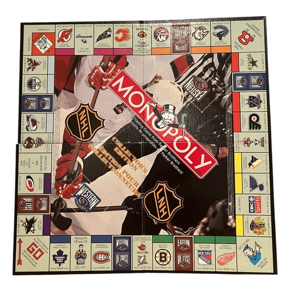 Vintage 1999 NHL Collector’s Edition Monopoly Game - Picture 3 of 8